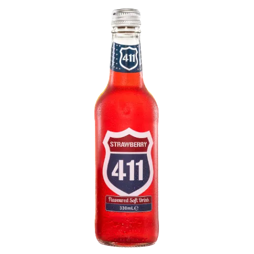 411 STRAWBERRY 330ML - Discount Bazaar
