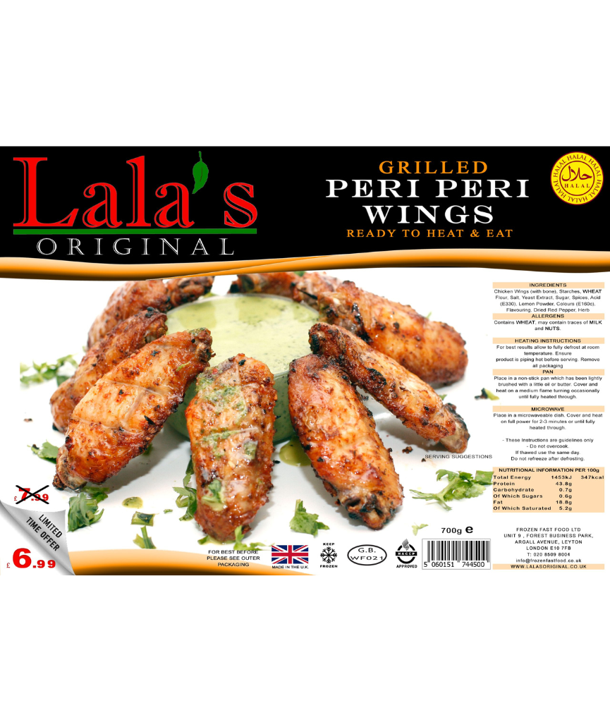 Lala Peri Peri Wings