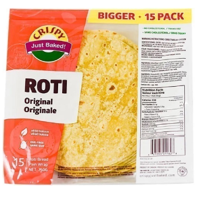 Crispy Roti Original 15pcs - Discount Bazaar