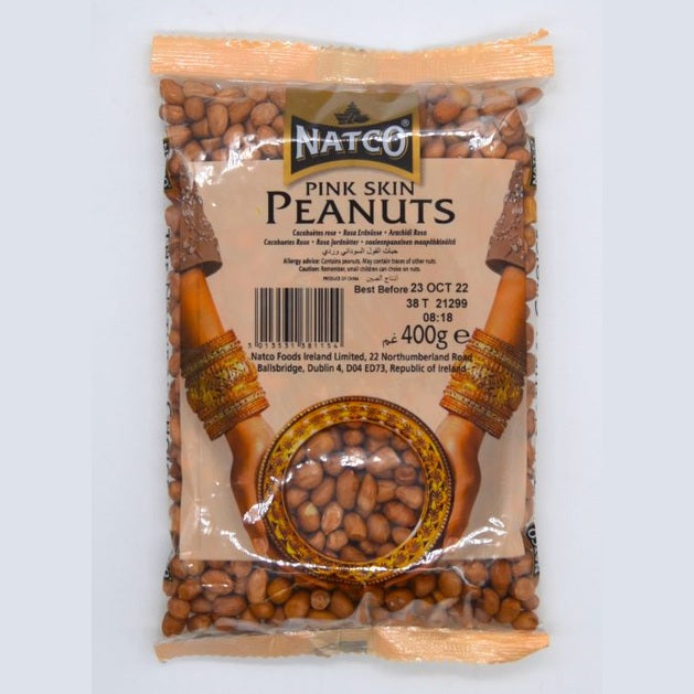 NATCO PINK SKIN PEANUTS 400G