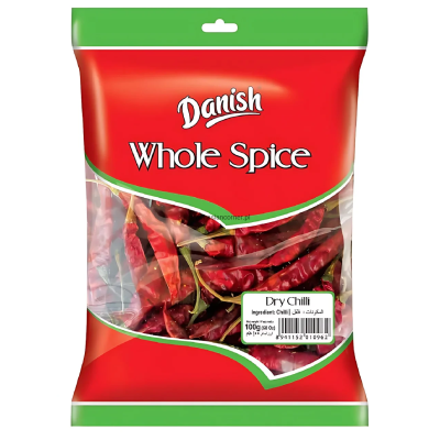 Danish Dry Whole Chilli 100g - Discount Bazaar