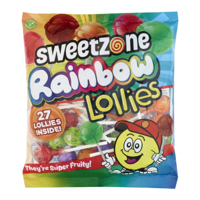 Sweetzone Rainbow Lollies - Discount Bazaar